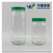 300ml 10oz 200ml Zylinder Lebensmittel Lagerung Glas Mason